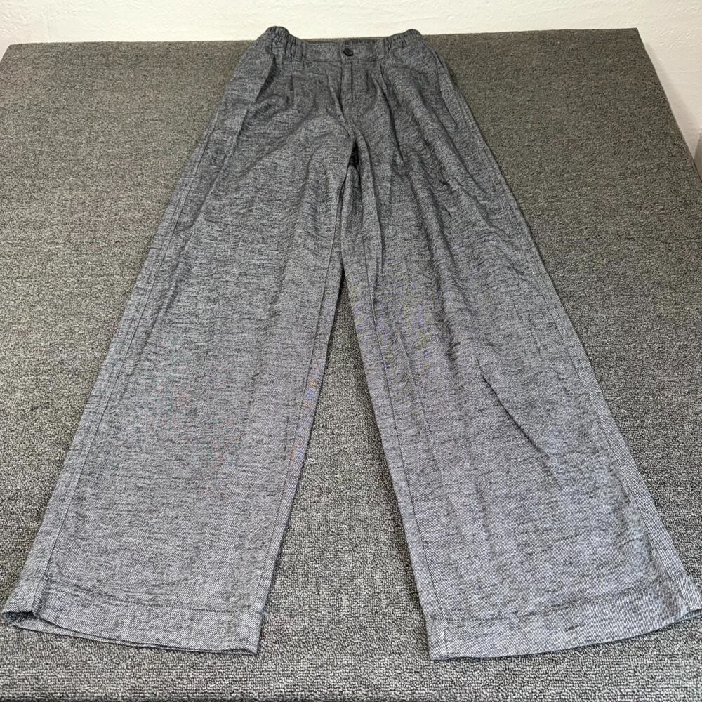 Aerie Anytime High Waisted Trouser Pants Womens XS Gray Cotton Loungewear Casual